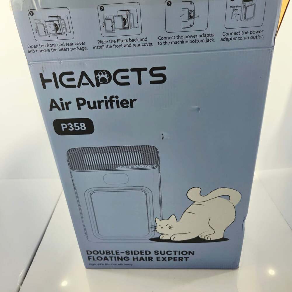 HEAPETS P358 Air Purifier Double-Sided Suction Floating Hair Expert